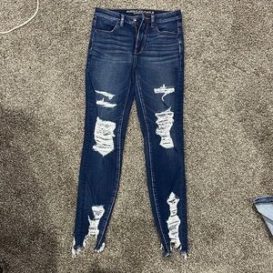 Ripped American eagle jeans